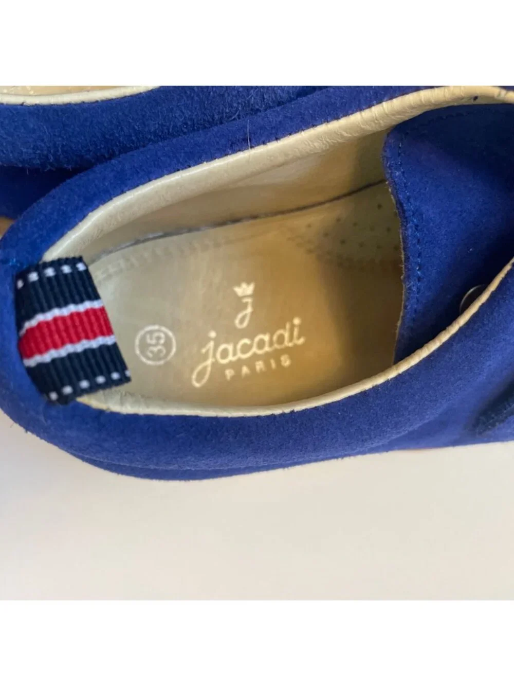 Jacadi Blue Suede Sneakers, Size 3.5
